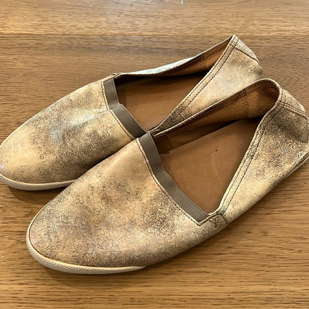 FRYE Melanie Moonlight Metallic Slip On Sneakers